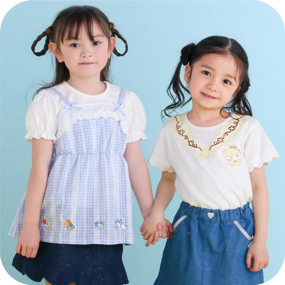 シナモロール＆ポムポムプリン 夏のお出かけにぴったりなトップスコレクション