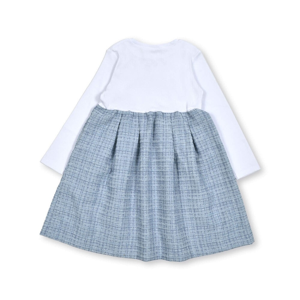 お揃い】ラメツイードドッキングワンピース(90~150cm)(90cm お揃い】ラメツイードドッキングワンピース(90~150cm)(90cm