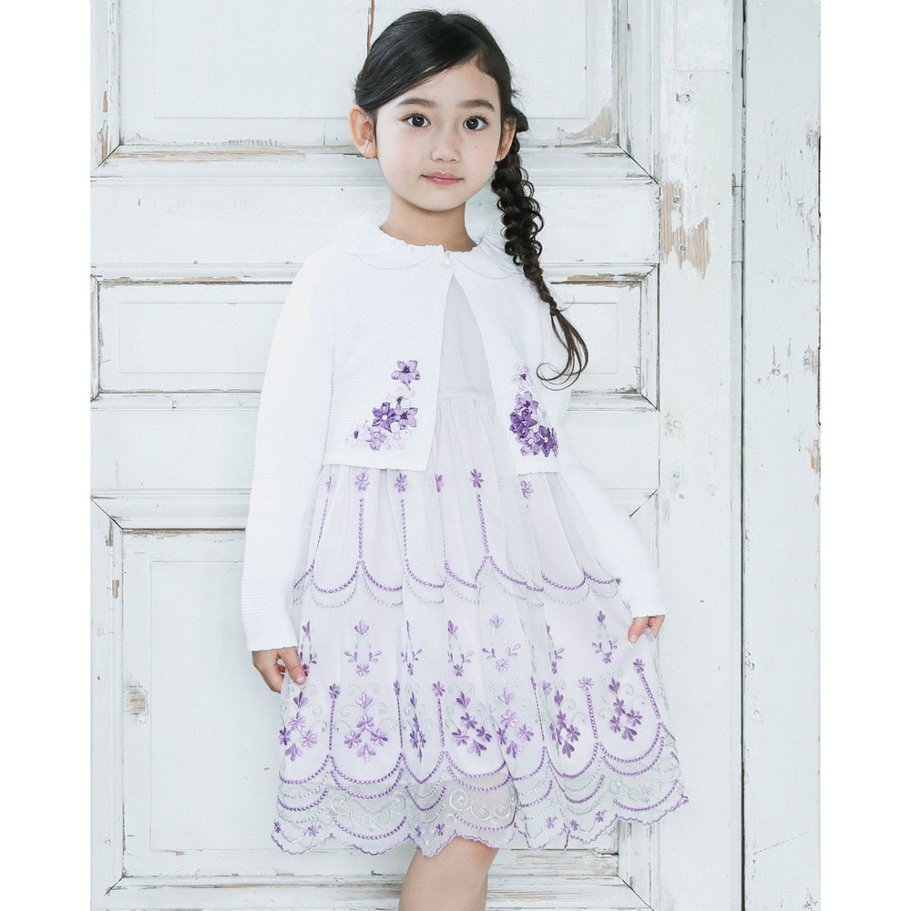 Bebe べべ Bebe Mall Official Online Storeボレロ レース 刺繍 ワンピース セット 110 130cm 110cm パープル系 Fomal ベベ モール オフィシャルオンラインストア Bebe べべ Bebe Mall Official Online Storeボレロ レース 刺繍 ワンピース セット 110 130cm 110cm パープル系 Fomal ベベ モール オフィシャルオンラインストア