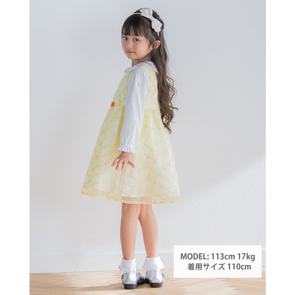 即納送料無料! 新品 BeBe 110サイズ フォーマルワンピース kids-nurie.com