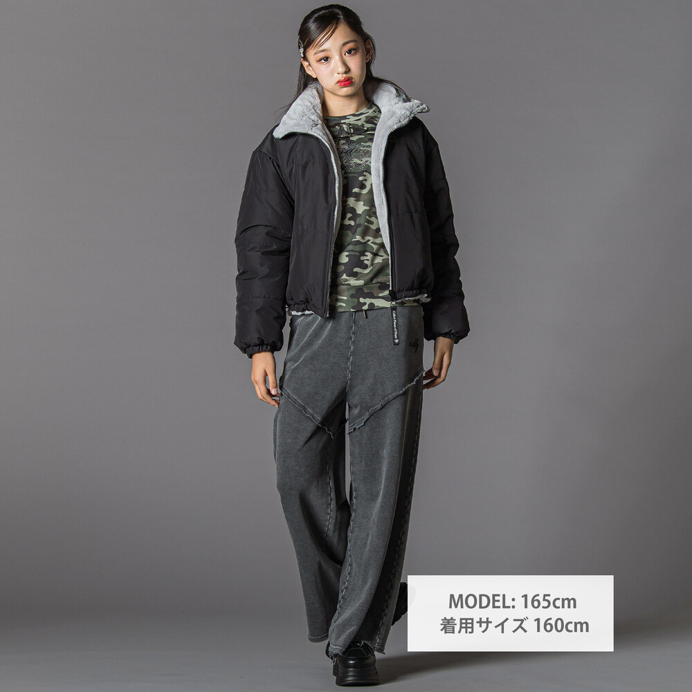 リバーシブルアウター(130~160cm) ブラック 130cm