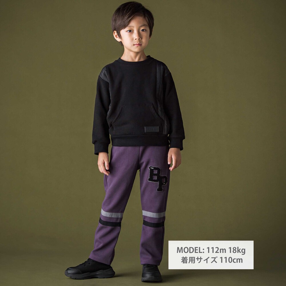 BPワッペンラインパンツ(95~150cm) パープル 95cm