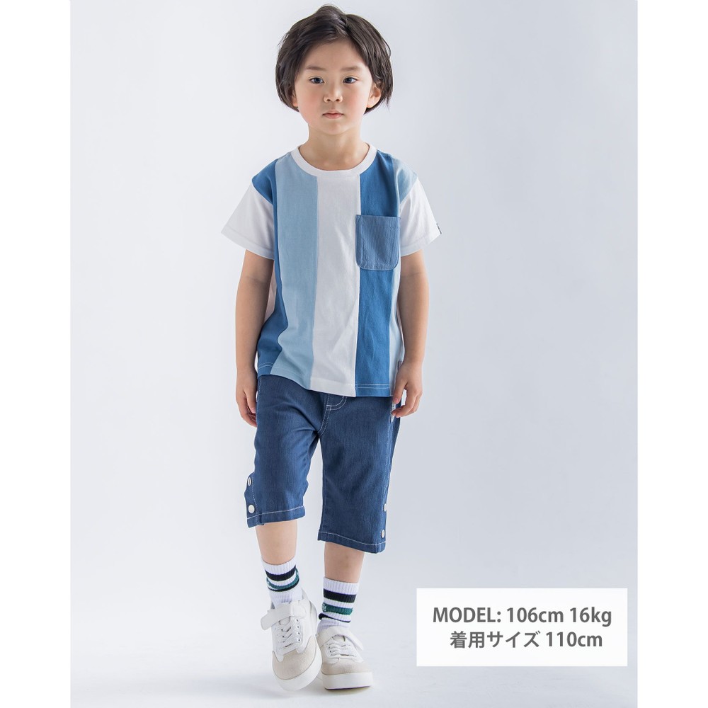 キッズ 子ども デニム ハーフパンツ 95 通販