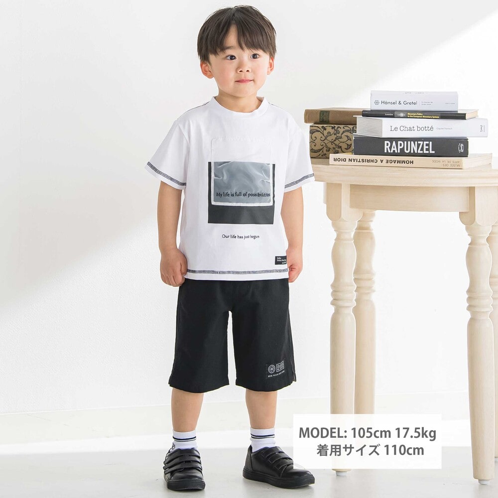 オーガンジーポイントTシャツ(95~160cm) ホワイト 160cm