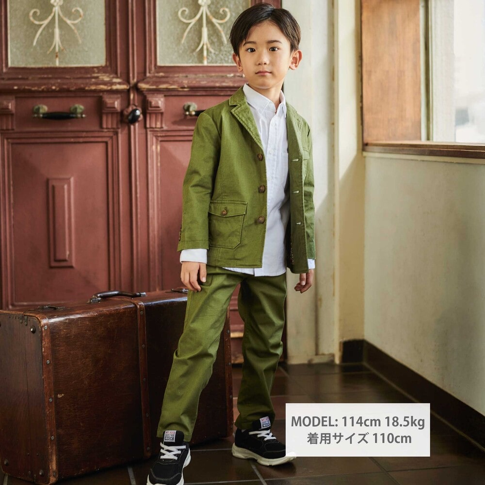 スーツジャケット&パンツセット(110~130cm) グリーン 110cm
