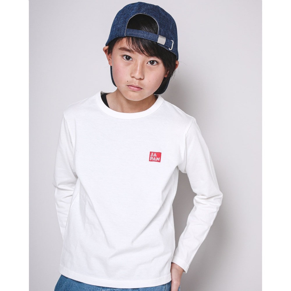 日本製 コットン Tシャツ(120cm~160cm) ブラック 120cm