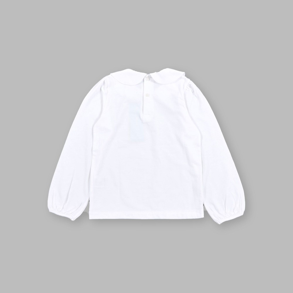 ドレープ シフォン ブラウス (110cm~130cm) ホワイト 110cm