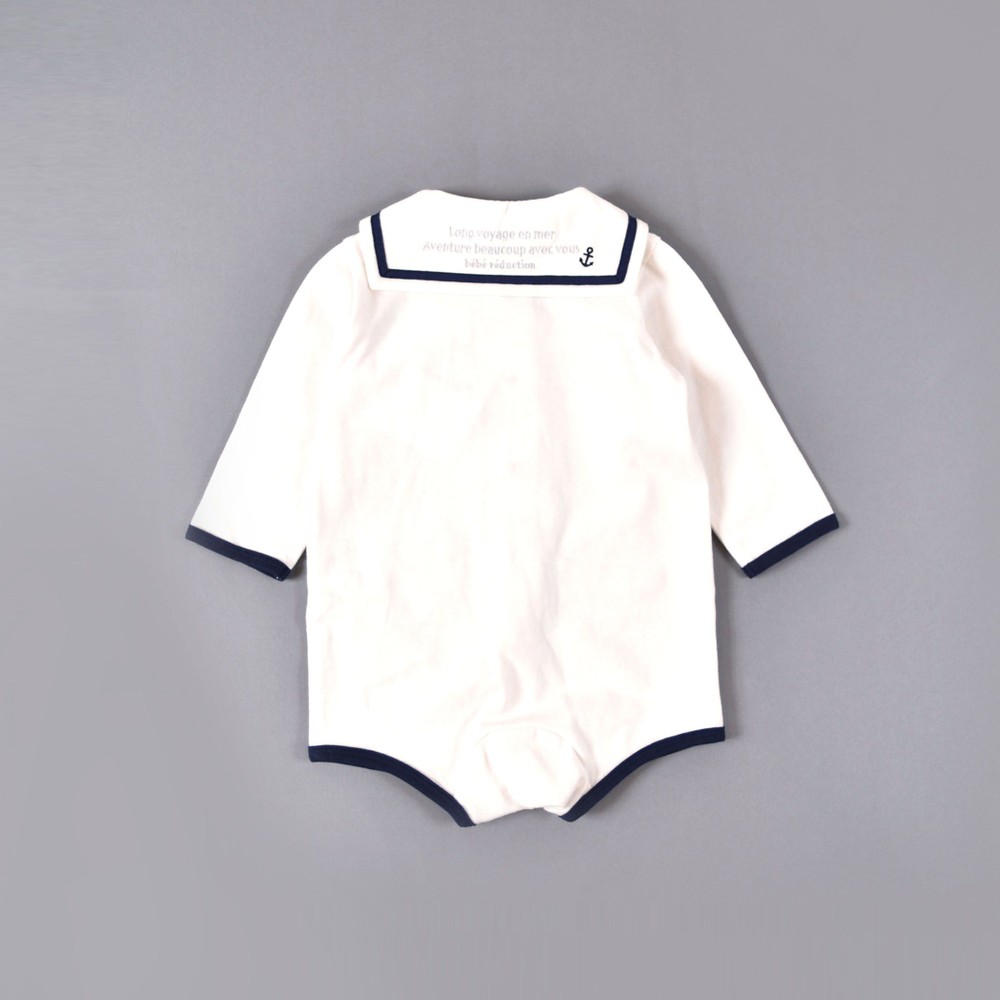 Bebeさん専用① UV加工】セーラー 長袖 マリン ボディミニ (70~80cm)(70cm