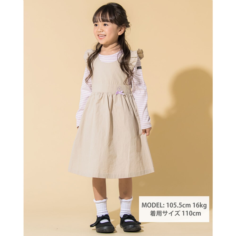 子供服　bebeジャンパースカート