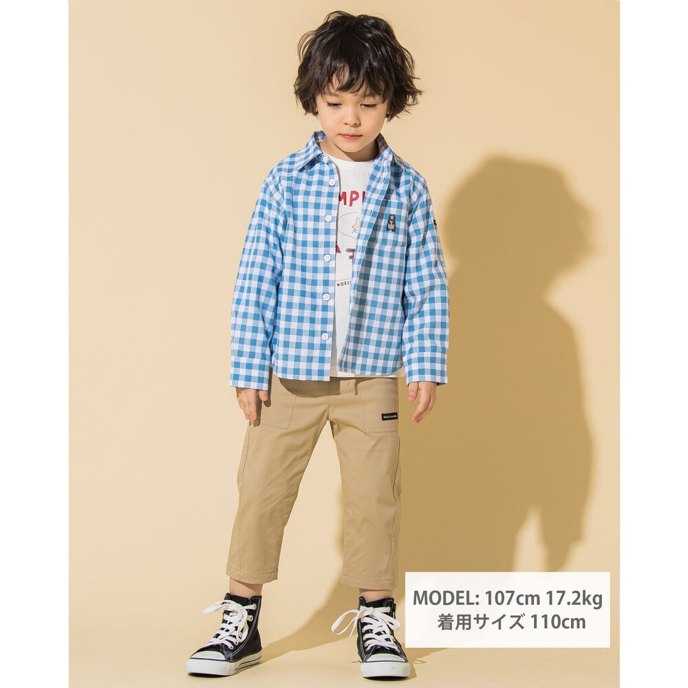 BeBe 男の子チェックシャツ