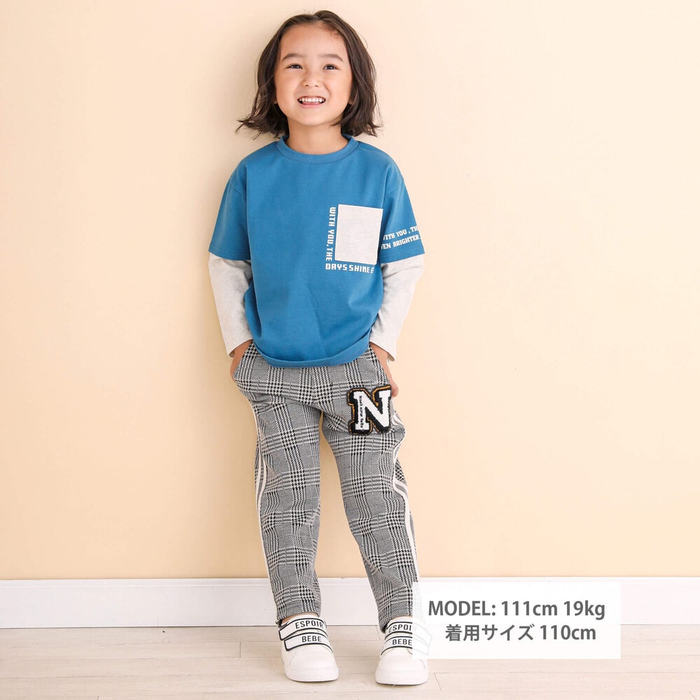 キッズ服男の子用(90cm~)????要コメント！u babyちゃん ユーズド加工 シャツ80 重ね着も！