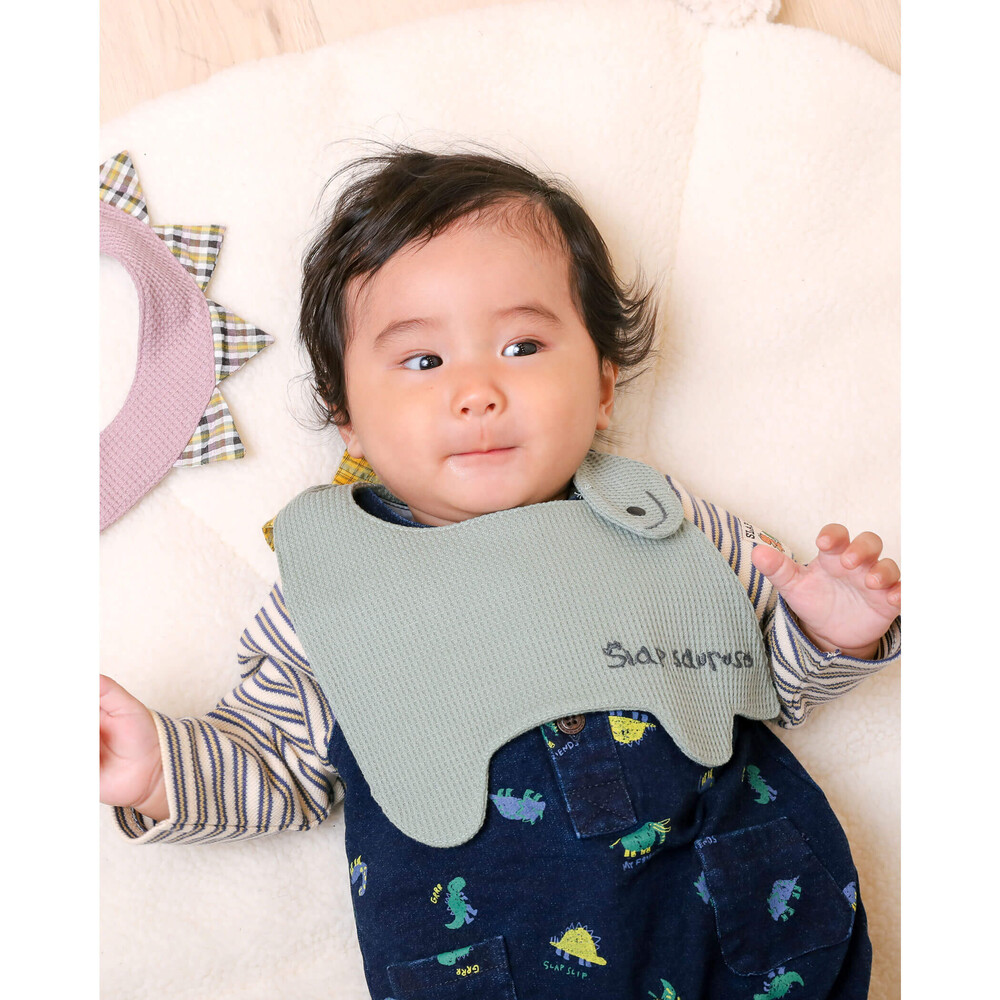 恐竜 ワッフル スタイ ﾜﾝｻｲｽﾞ グリーン 新生児 ベビー 子供服べべの公式通販サイト Bebe Mall