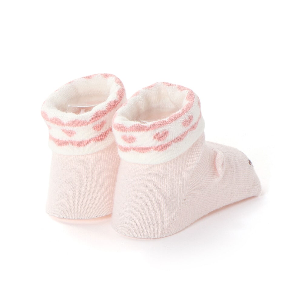 クマウサギ恐竜モチーフソックスベビー(9~12cm) グリーン(恐竜) ワンサイズ(9-12cm)