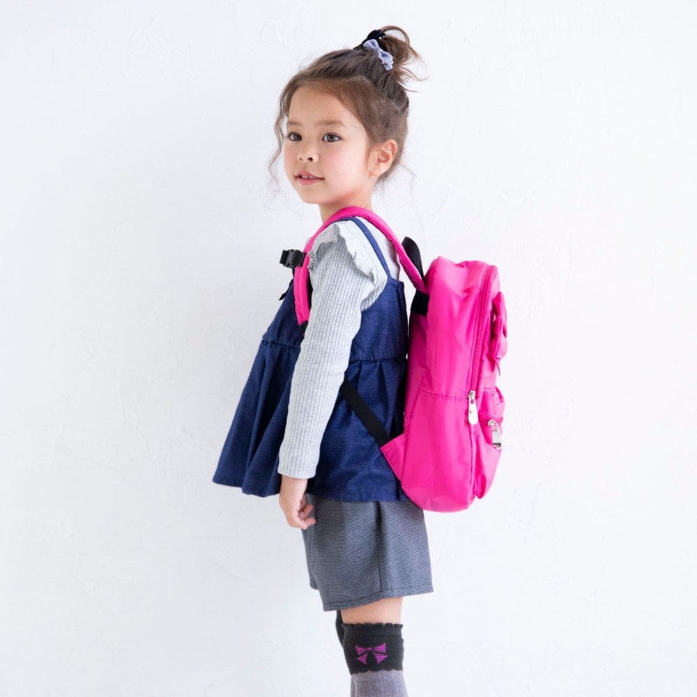 ＢＩＧリボンリュック(S ピンク系): グッズ-子供服べべの公式通販サイト 「BEBE MALL」