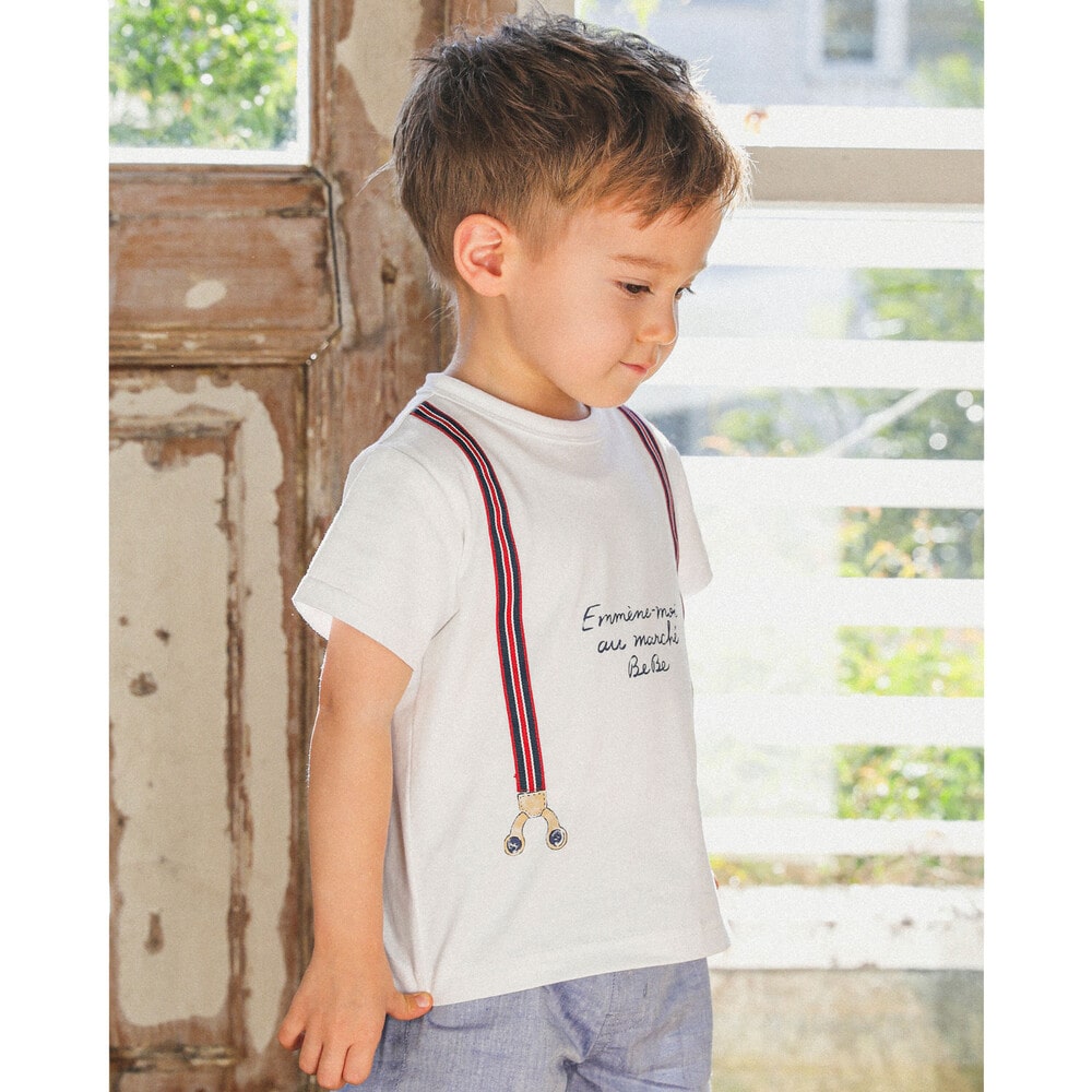 サスペンダープリントTシャツベビー(80~90cm)(80cm ホワイト): 新生児/ベビー【女の子・男の子の子ども服と言えば】サスペンダープリント Tシャツベビー(80~90cm)(80cm ホワイト): 新生児/ベビー【女の子・男の子の子ども服と言えば】-子供服べべの公式通販サイト 「BEBE  ...