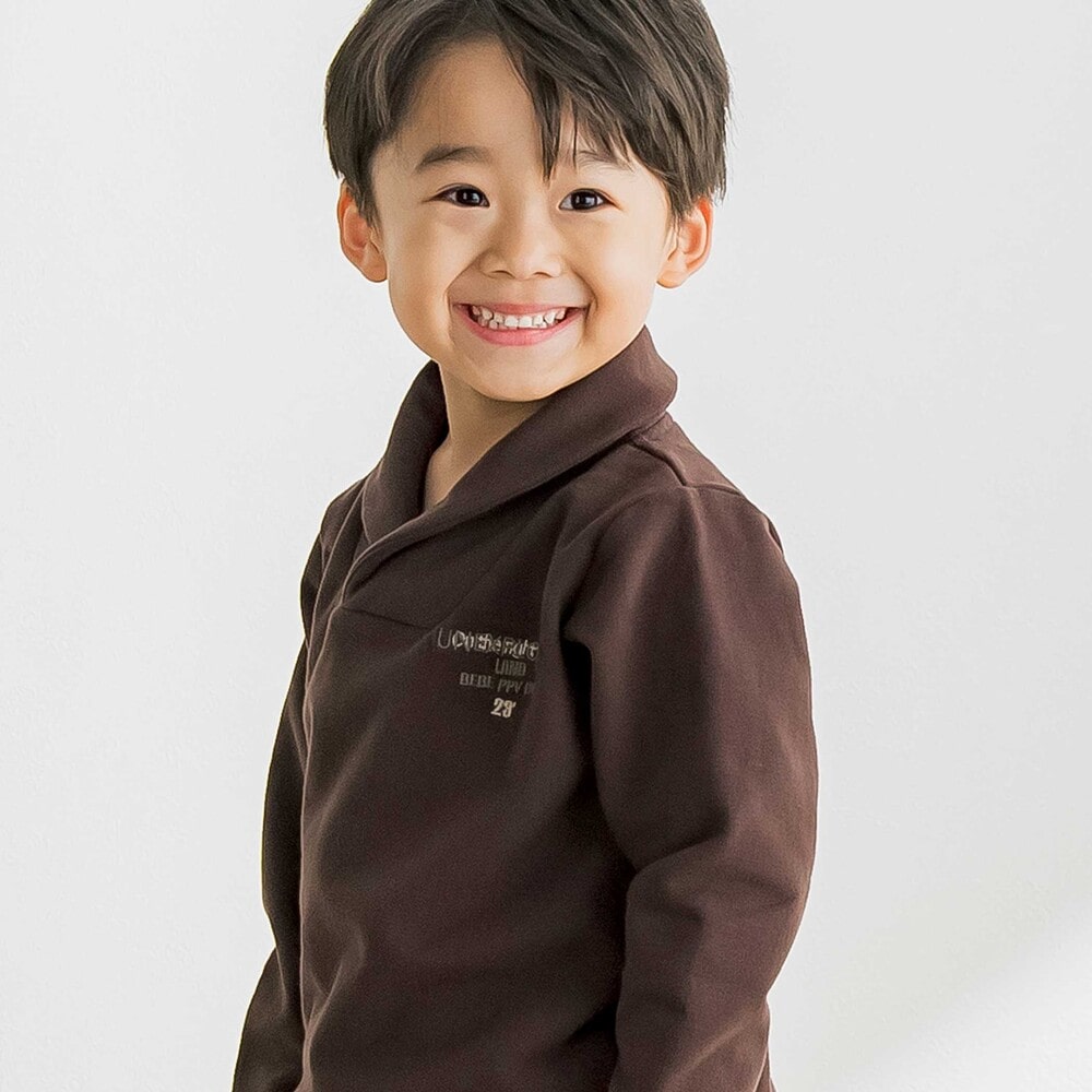 【限定商品】裏起毛ヘチマカラートレーナー(95~160cm) ブラウン 95cm