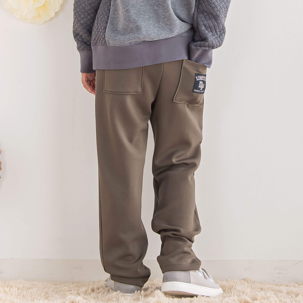 【限定商品】ポンチエンボス加工ロングパンツ(95~160cm) 【LIMITED EDITION】 グリーン 95cm