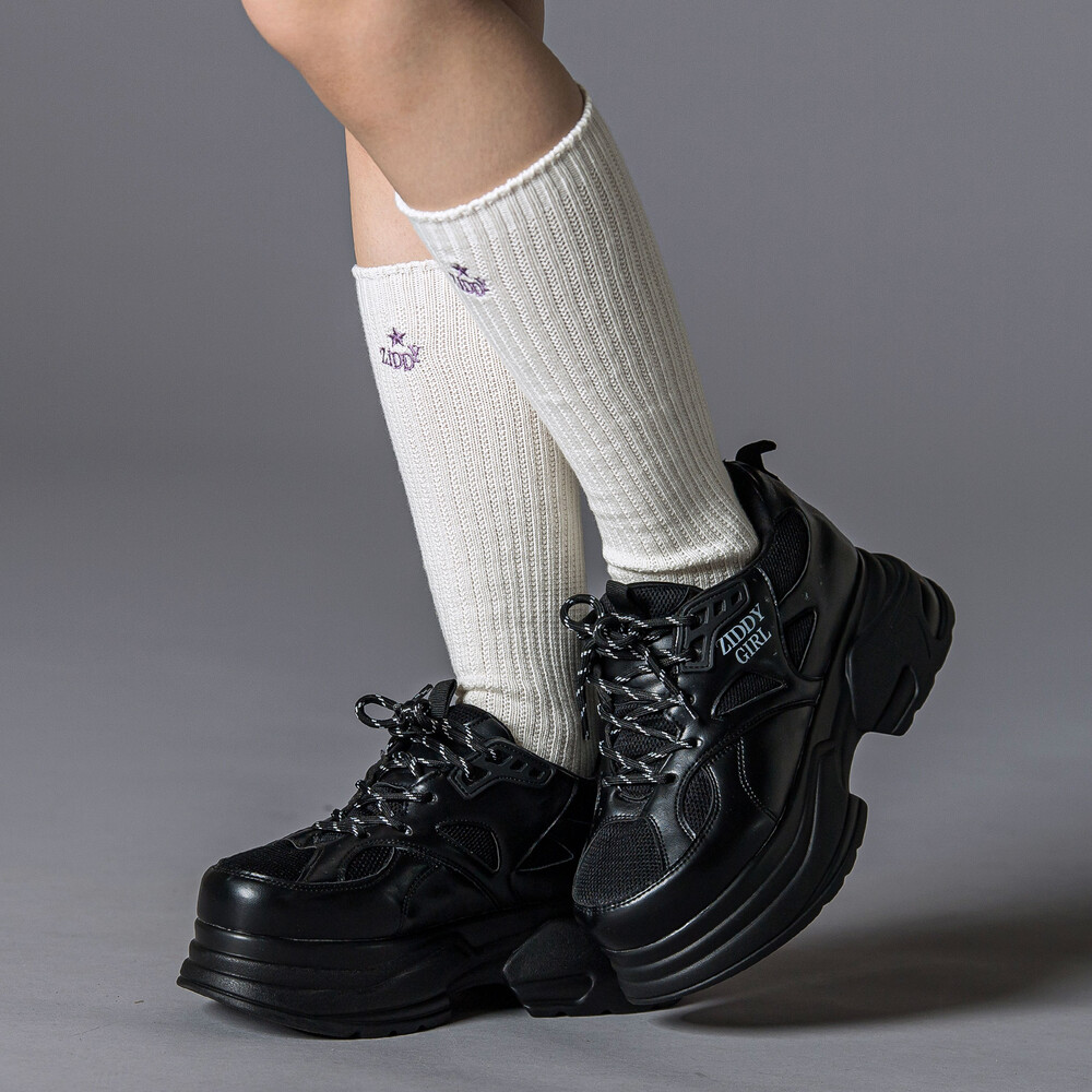 ルーズソックス(19~24cm) パープル 19-21cm