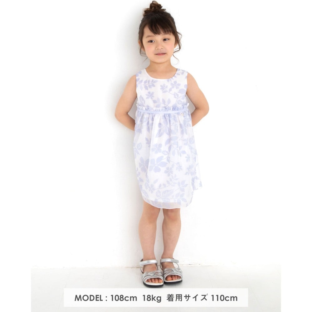 Bebe べべ Bebe Mall Official Online Storeシフォン フラワー花柄ワンピース 95 150cm 95cm パープル系 ワンピース ベベ モール オフィシャルオンラインストア