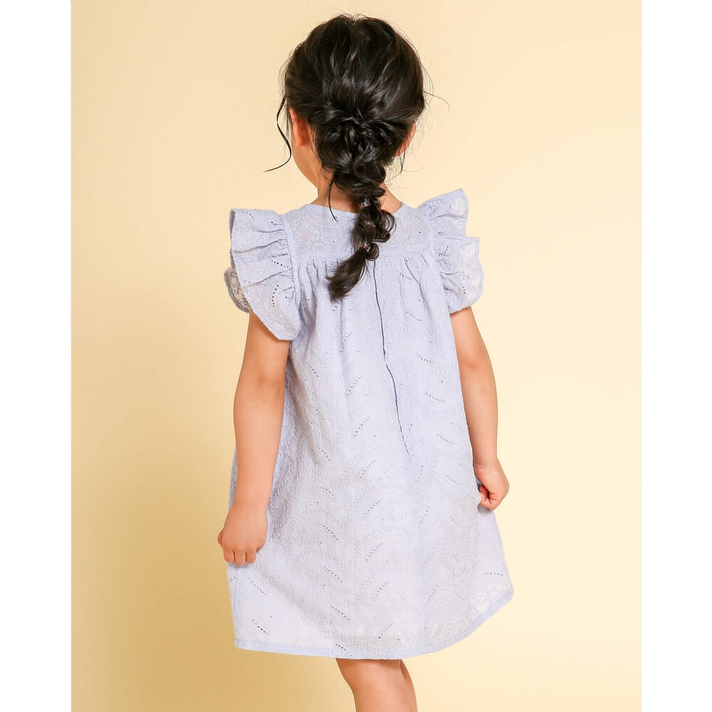 ペイズリー レース ワンピース 80 150cm 80cm パープル ワンピース 子供服べべの公式通販サイト Bebe Mall