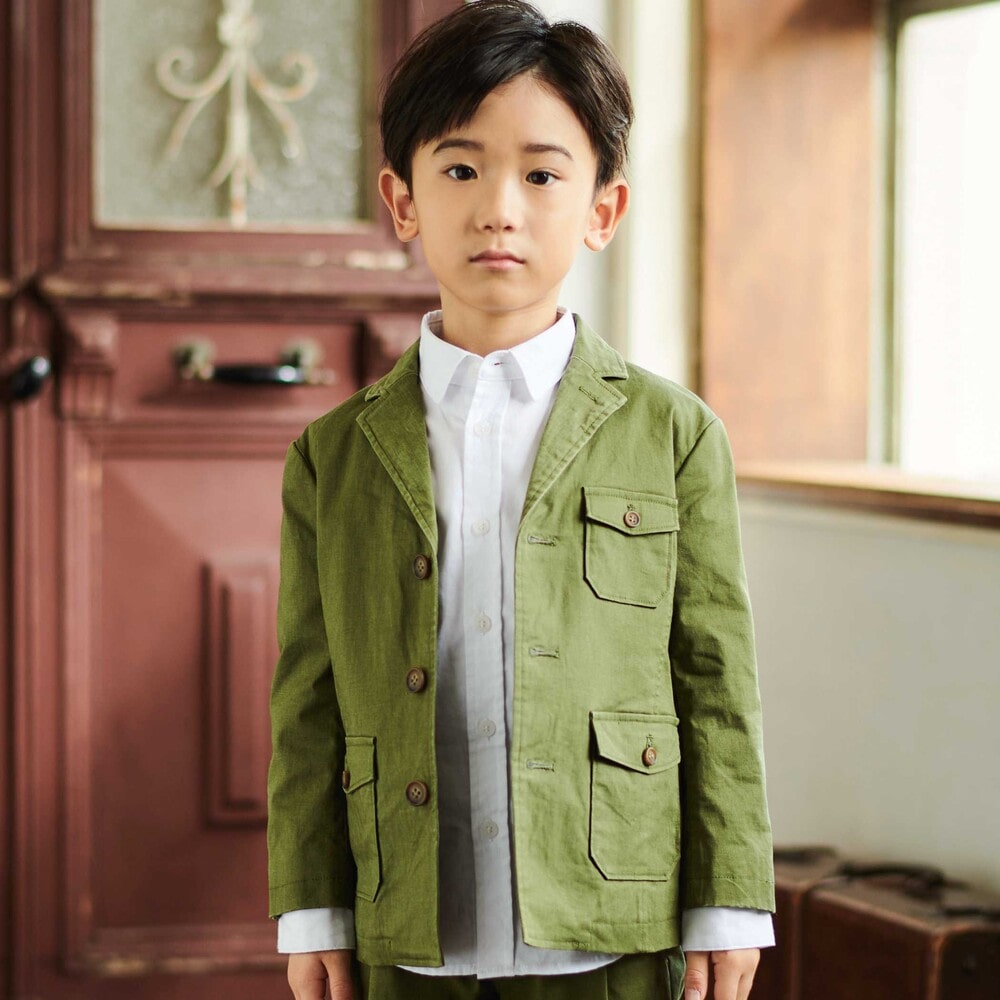 スーツジャケット&パンツセット(110~130cm) グリーン 110cm