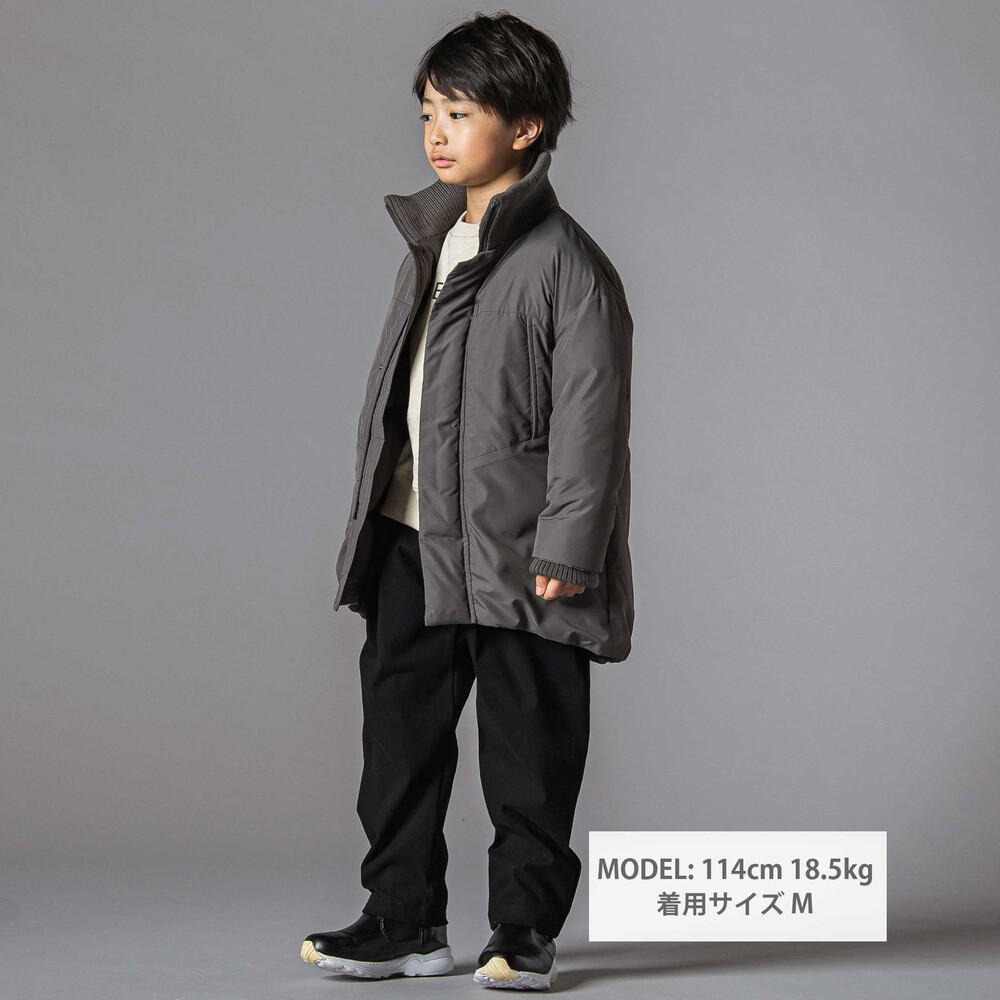 中綿タフタモンスターコート親子お揃い(95~140cm) グレー S(95-110cm)