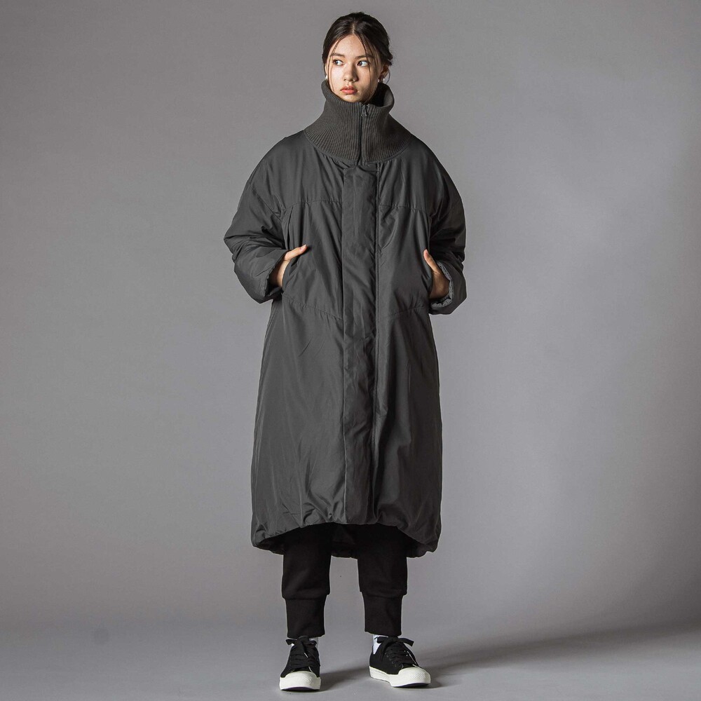 中綿タフタモンスターコート大人親子お揃い(145~175cm) グレー M(145-160cm)