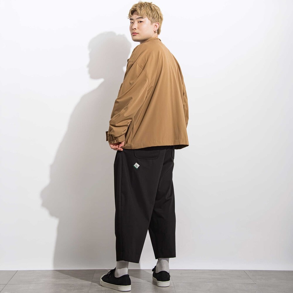 サージリラックスバレルロングパンツ 親子お揃い 大人(140~175cm) ブラック S(140~150cm)
