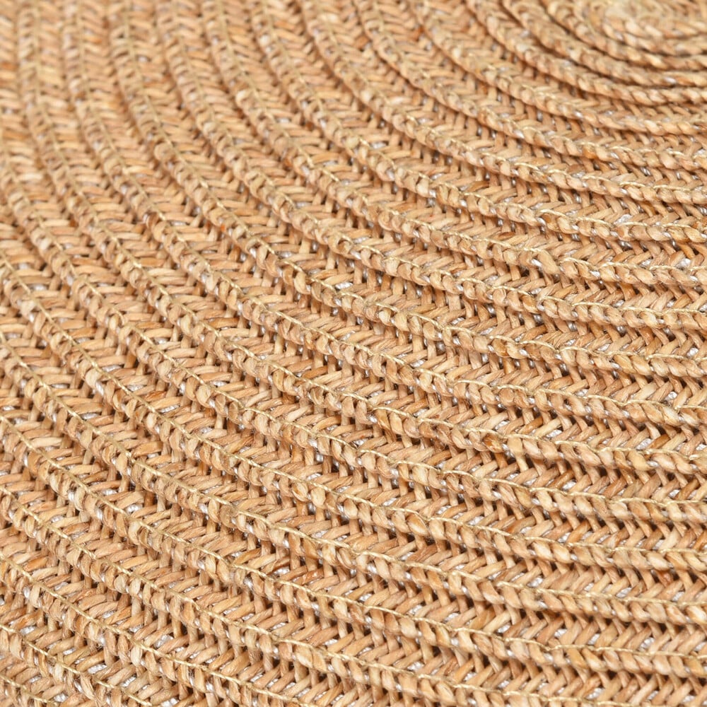 大きいリボン付きペーパーブレードハット(52~56cm) ホワイト 52cm