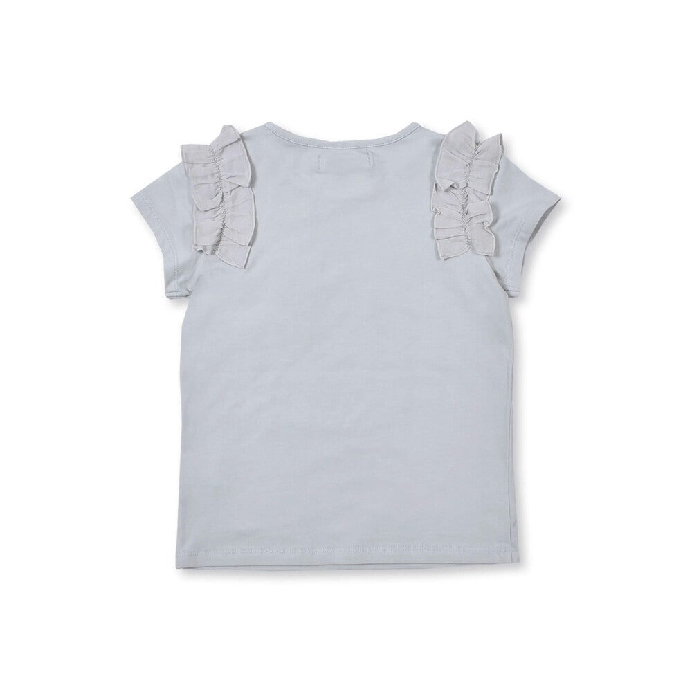 シフォン 袖 フリル Tシャツ (90~140cm) ピンク 140cm