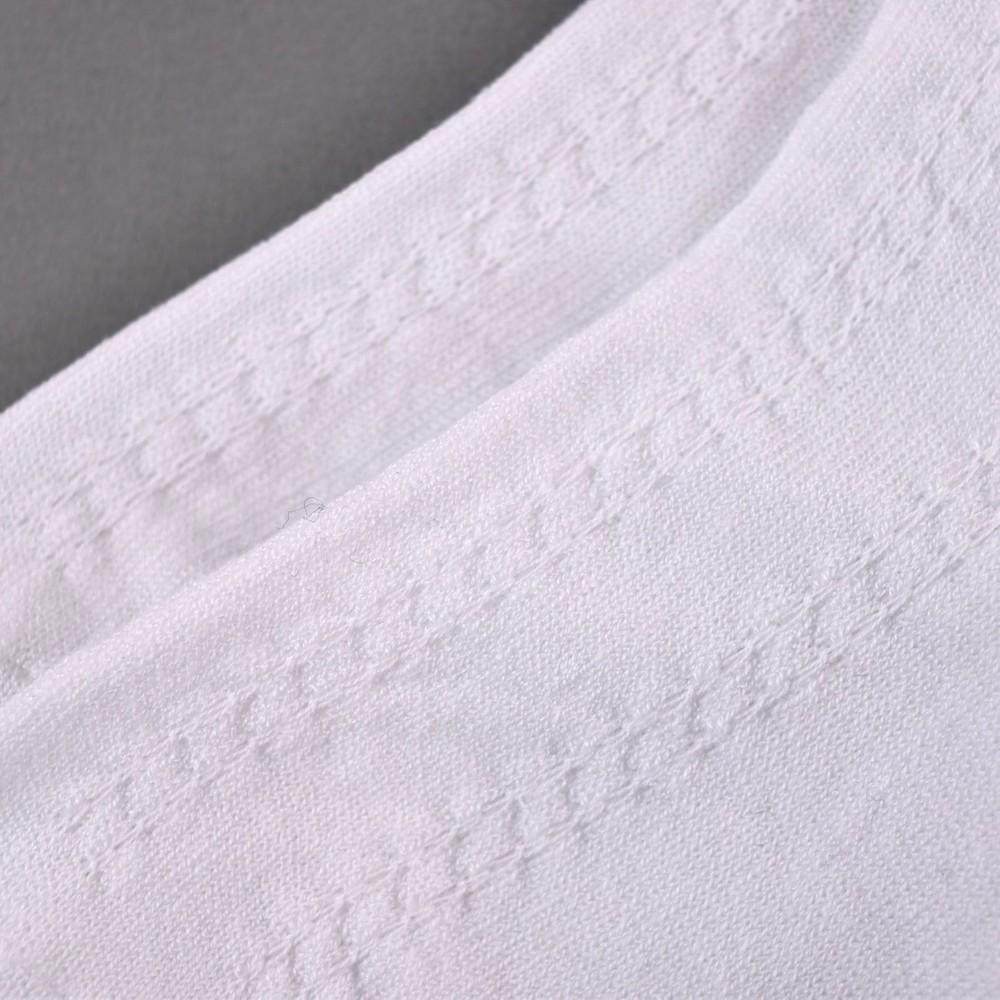 日本製 フォーマル レース フリル リボン ハイ ソックス (15cm~19cm) ホワイト 17-19cm