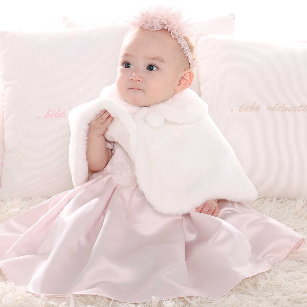 ファースカラップケープ(60~90cm) ホワイト ワンサイズ