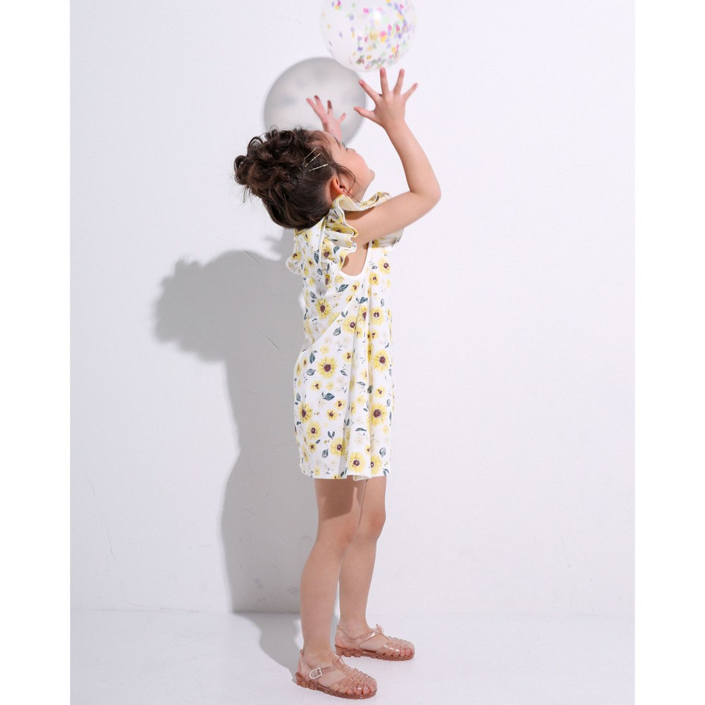 子供服べべの公式通販サイト Bebe Mall ひまわり柄 Aライン ワンピース 80 130cm 80cm ホワイト系 ワンピース ベベ モール オフィシャルオンラインストア 子供服べべの公式通販サイト Bebe Mall ひまわり柄 Aライン ワンピース 80 130cm 80cm ホワイト系 ワンピース ベベ モール オフィシャルオンラインストア