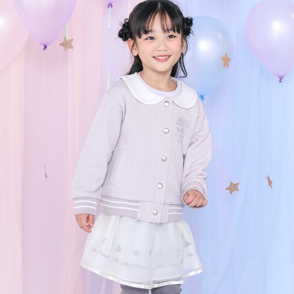 【スラプリ】レギンスドッキングチュールスカッツ(80~130cm) ホワイト 90cm