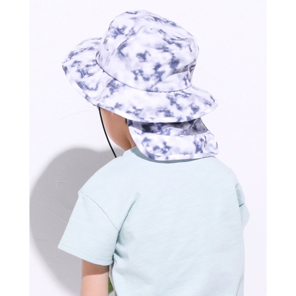 タイダイ柄 アウトドア ハット(50~54cm) ブルー M(54cm)