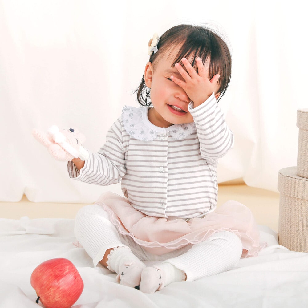 キラキララメチュールスカッツベビー(70~80cm) オフホワイト ワンサイズ(70-80cm)