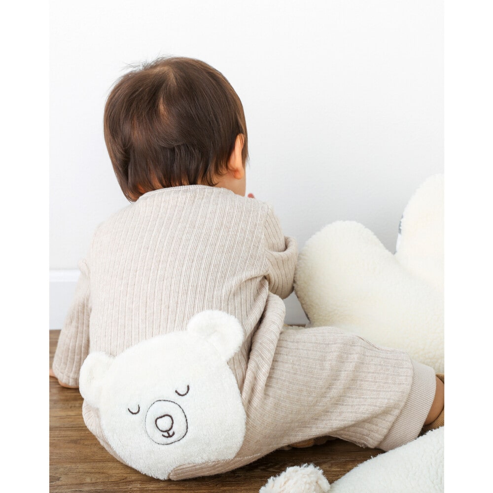 手袋 パッチ お尻 ボア くま アニマル パイル ロンパース ベビー (60~80cm)(60cm オフホワイト): 新生児/ベビー-子供服べべの公式通販サイト  「BEBE MALL」