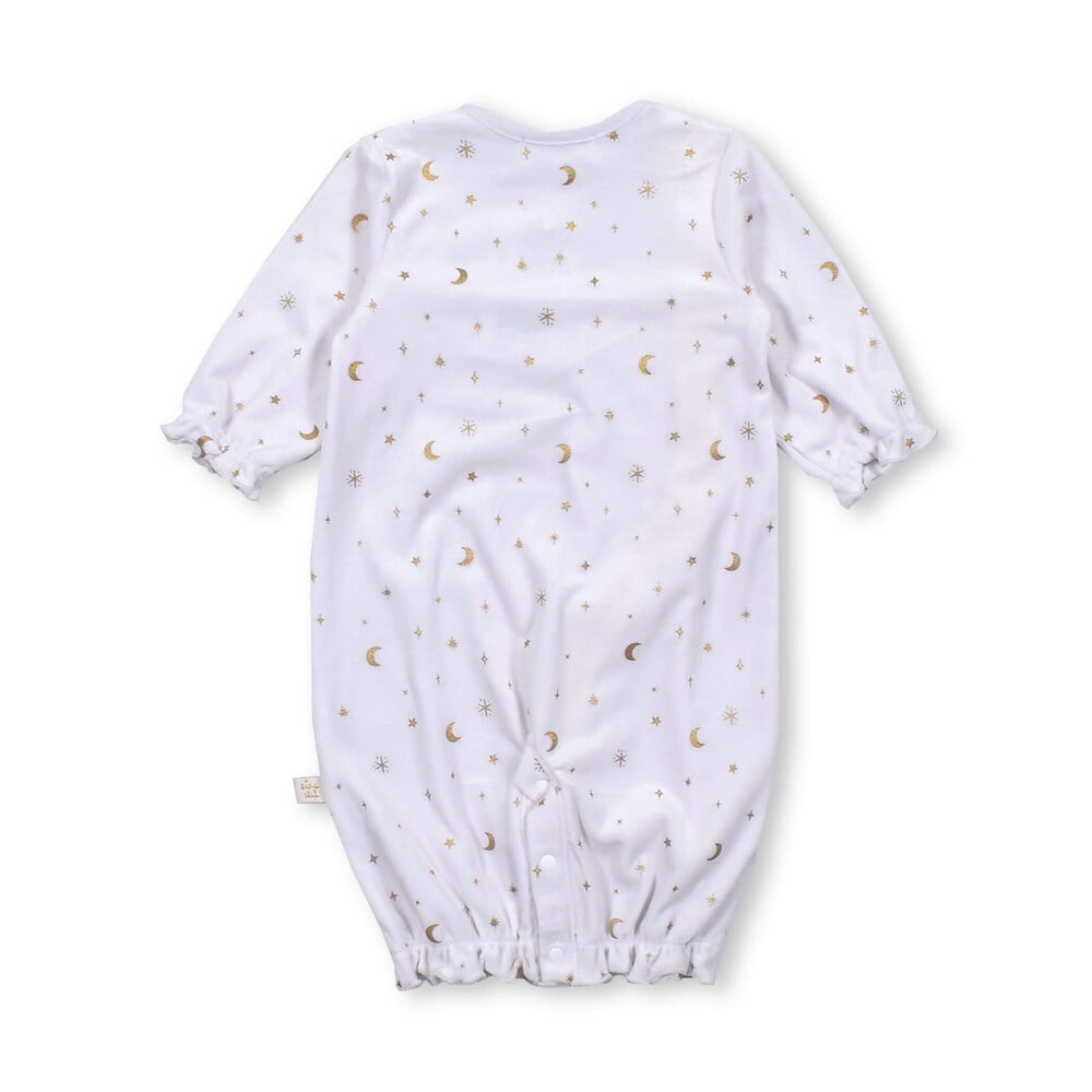 ドットレース ティアラ 刺繍 裾 ギャザー 2WAYオール ベビー (50~70cm) ピンク系 ワンサイズ