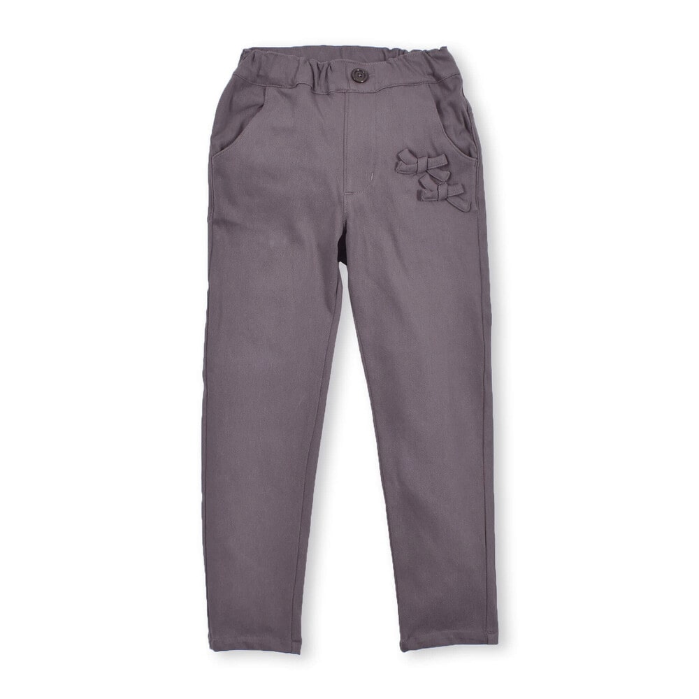 ストレッチ ツイル リボン パンツ (80~150cm) ブラウン 80cm