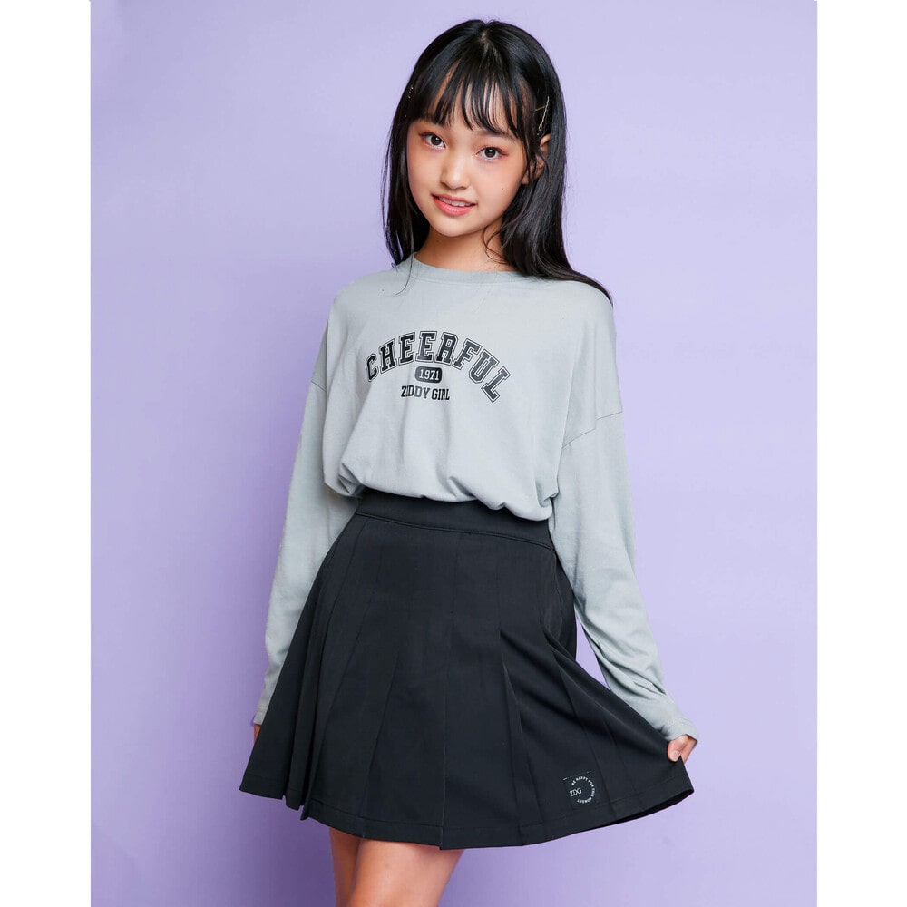 インナー パンツ付き プリーツ スカート 無地 130 160cm 130cm ブラック ボトム 子供服べべの公式通販サイト Bebe Mall