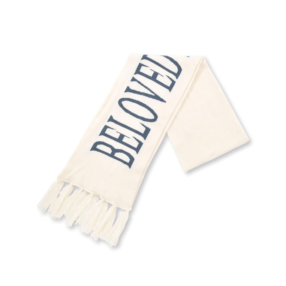 【 ニコ☆プチ 掲載 】ビッグロゴマフラー ブラック ワンサイズ