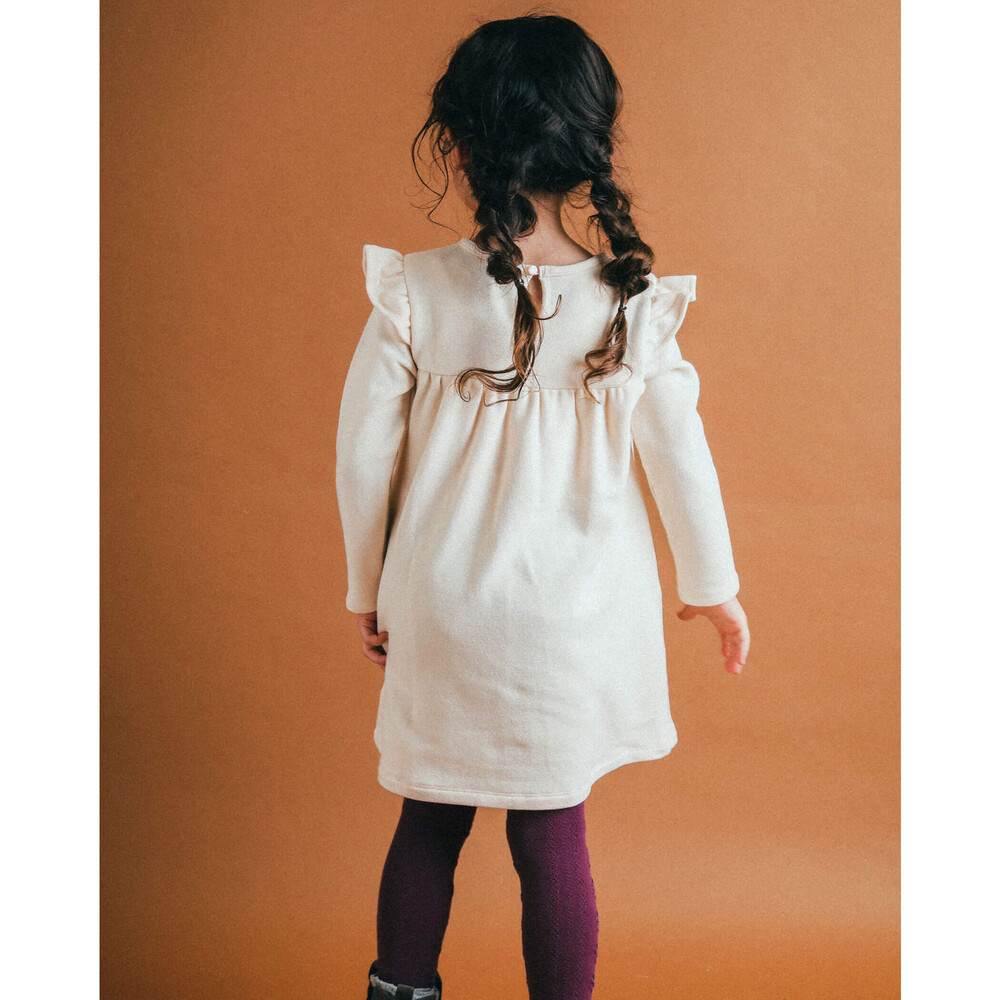 フラワー テープ 付き ニット ジャガード ワンピ ス 80 150cm 80cm オフホワイト ワンピース 子供服べべの公式通販サイト Bebe Mall