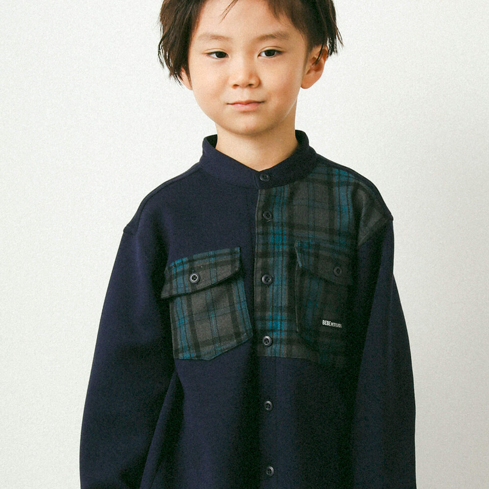 ポンチチェックシャツ(95~150cm)(95cm ネイビー): トップス【女の子・男の子の子ども服と言えば】ポンチチェックシャツ(95~150cm)(95cm ネイビー): トップス【女の子・男の子の子ども服と言えば】-子供服べべの公式通販サイト 「BEBE MALL」-子供服べべの公式通販サイト ... チェックシャツ150cm