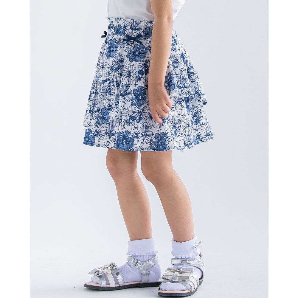 子供用ミニスカート スカート 花柄 150cm - スカート