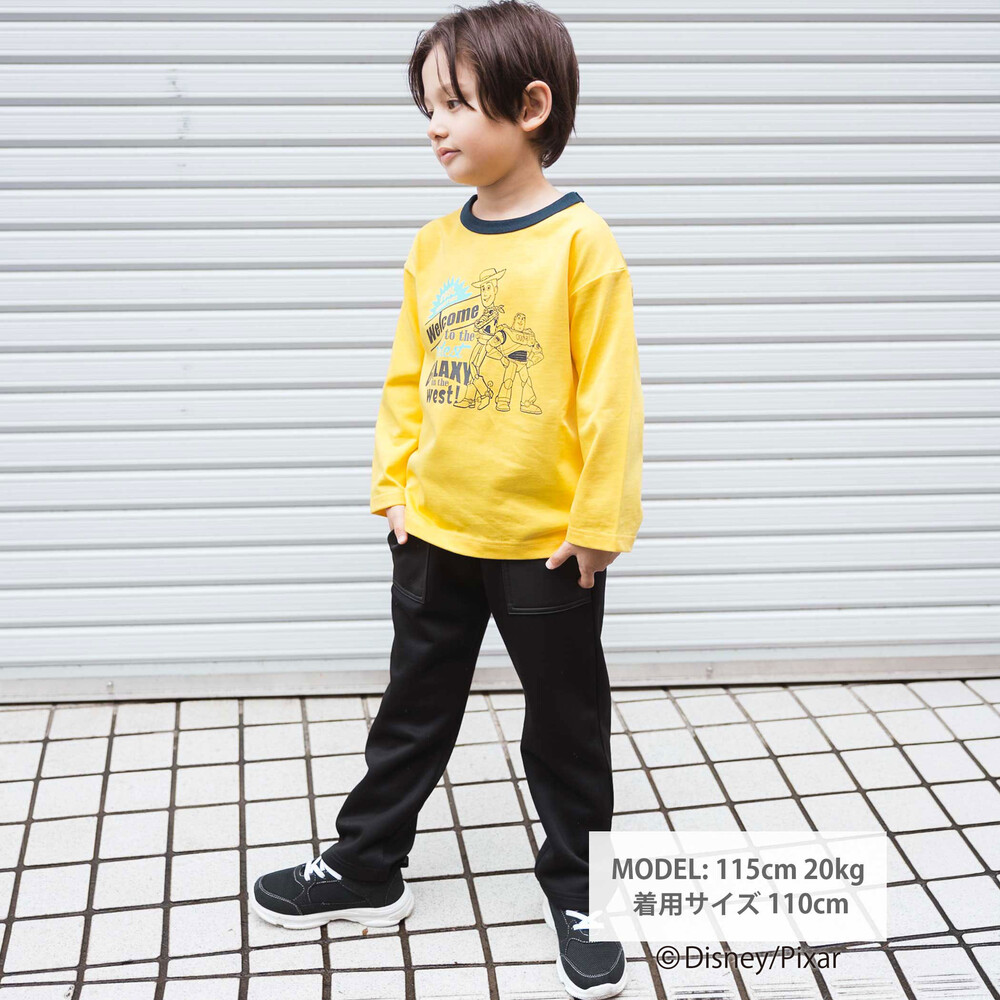 【TOY STORY】バックロゴビッグTシャツ(90~160cm) ブラック 110cm