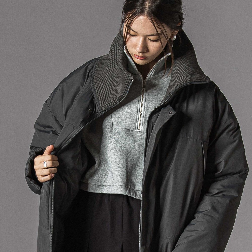 中綿タフタモンスターコート大人親子お揃い(145~175cm) グレー M(145-160cm)