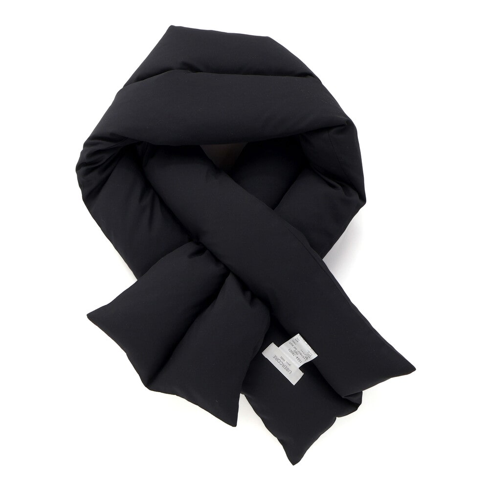 リモンタポリエステルツイルダウンマフラー大人親子お揃い ブラック ワンサイズ