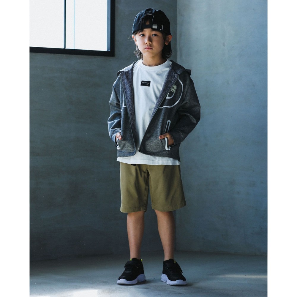 バックルベルト ハーフ パンツ(120~160cm) ベージュ 120cm