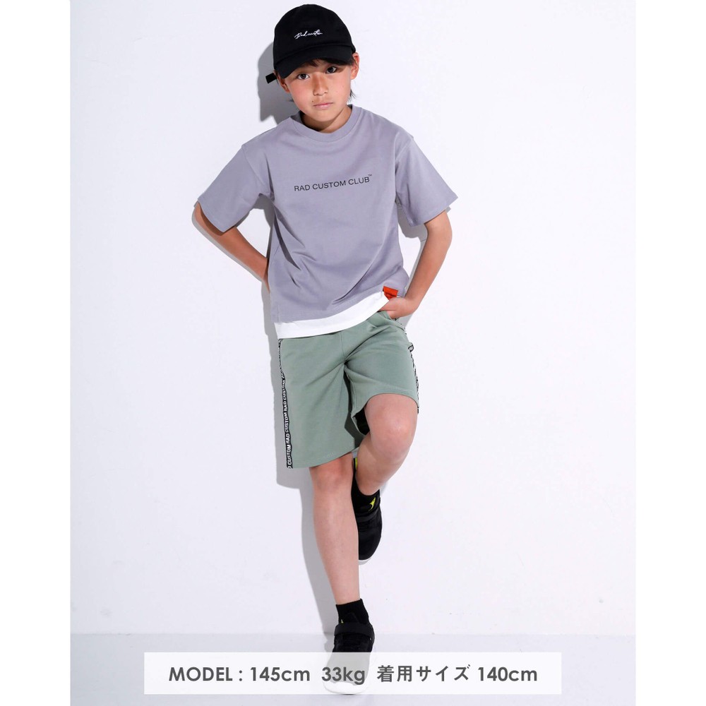 サイド ロゴ ハーフパンツ(120~160cm) ブラック 120cm