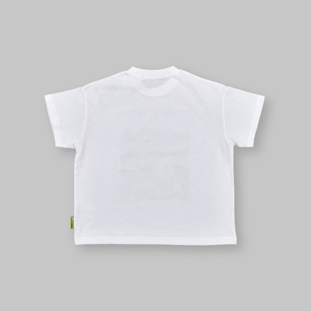 フォトプリント モノクロ Tシャツ(120~160cm) ホワイト 120cm